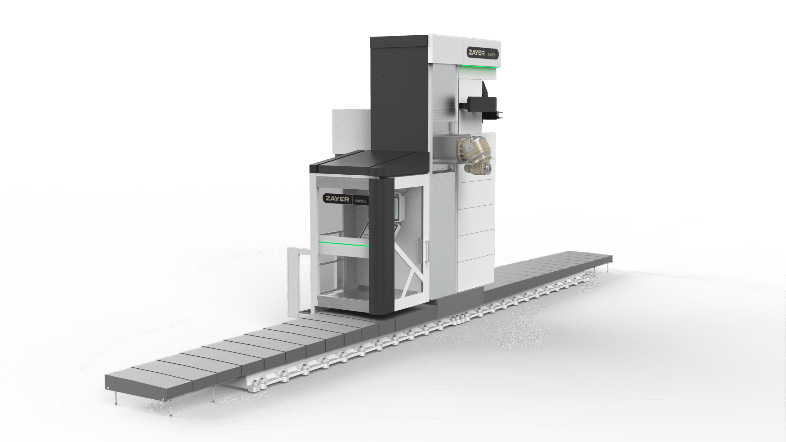 Moderne CNC-Fräsmaschine von Zayer EMC für präzise Bearbeitung.
