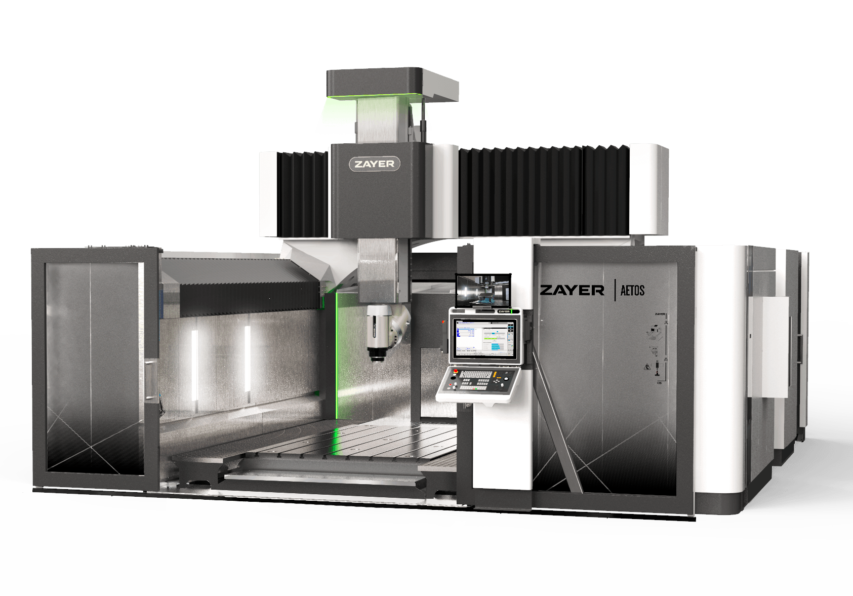Hochpräzise Zayer EMC CNC-Fräsmaschine für industrielle Bearbeitung.