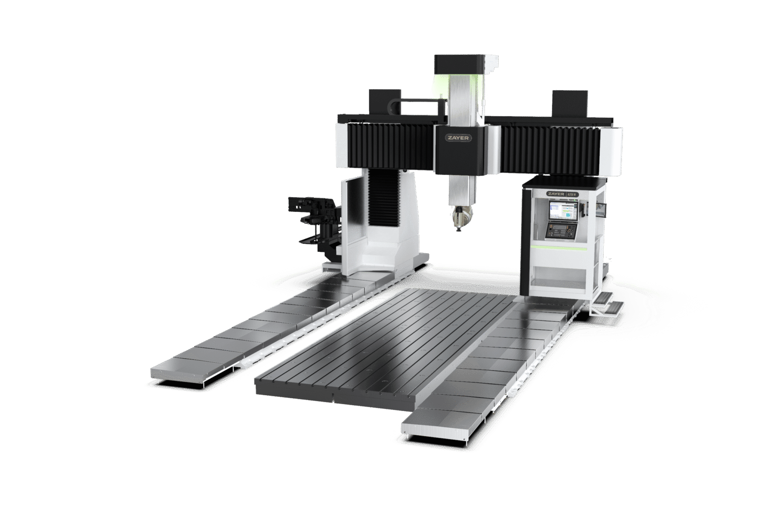 Hochpräzise CNC-Fräsmaschine von Zayer EMC für industrielle Bearbeitung.
