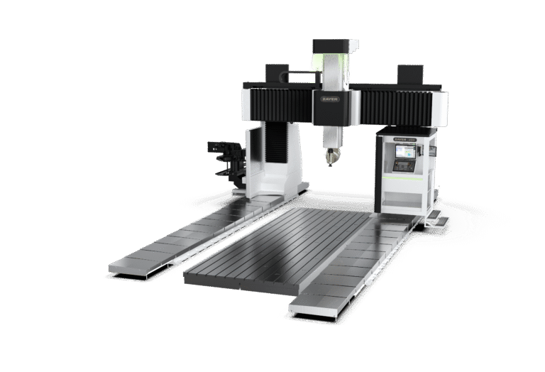 Hochpräzise CNC-Fräsmaschine von Zayer EMC für industrielle Bearbeitung.