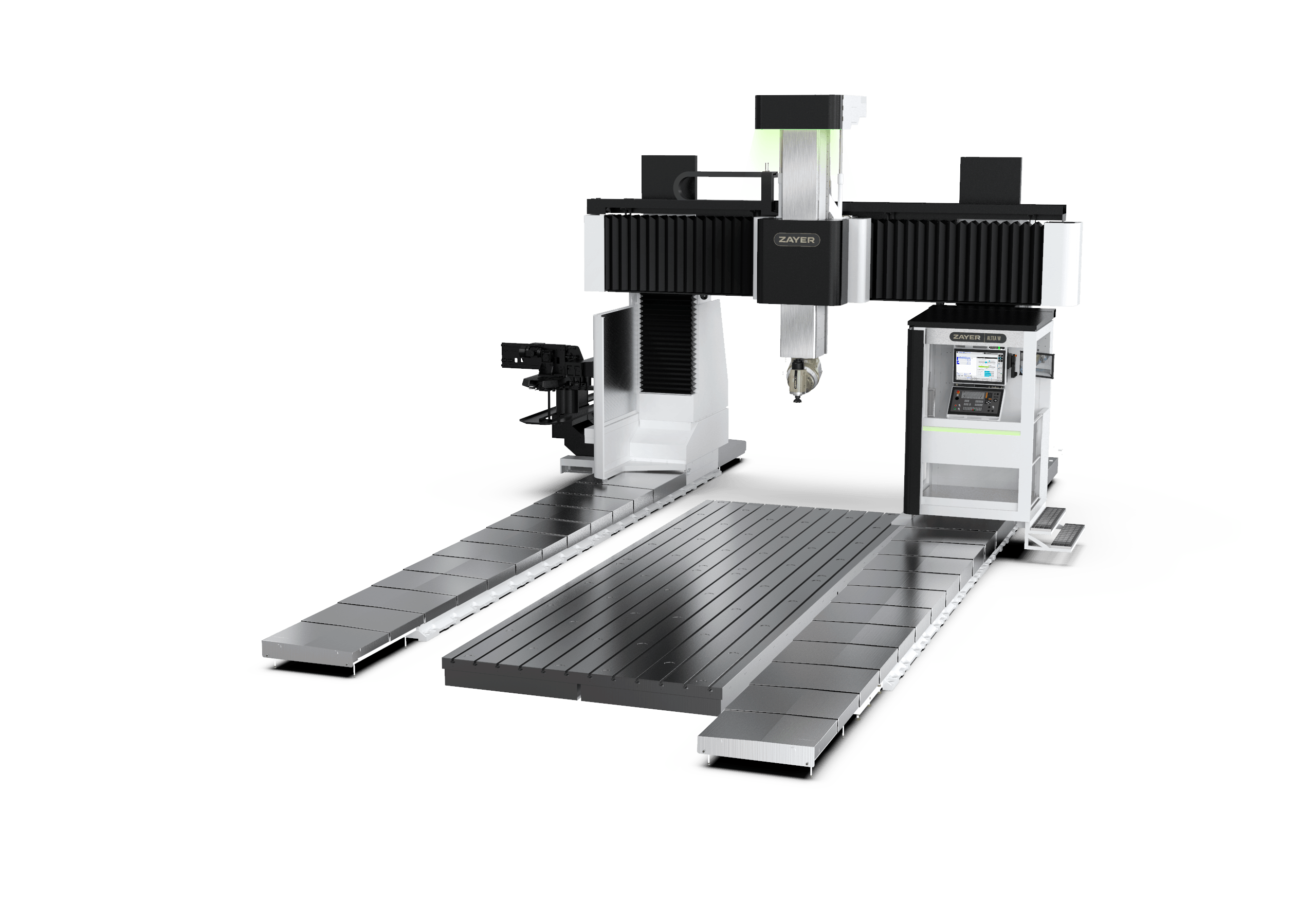 Hochpräzise CNC-Fräsmaschine von Zayer EMC für industrielle Bearbeitung.