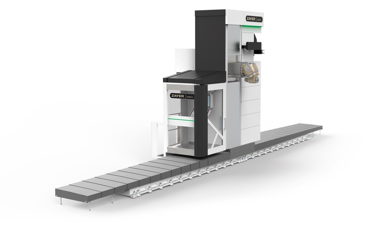 Hochpräzise CNC-Fräsmaschine von Zayer EMC für industrielle Bearbeitung.