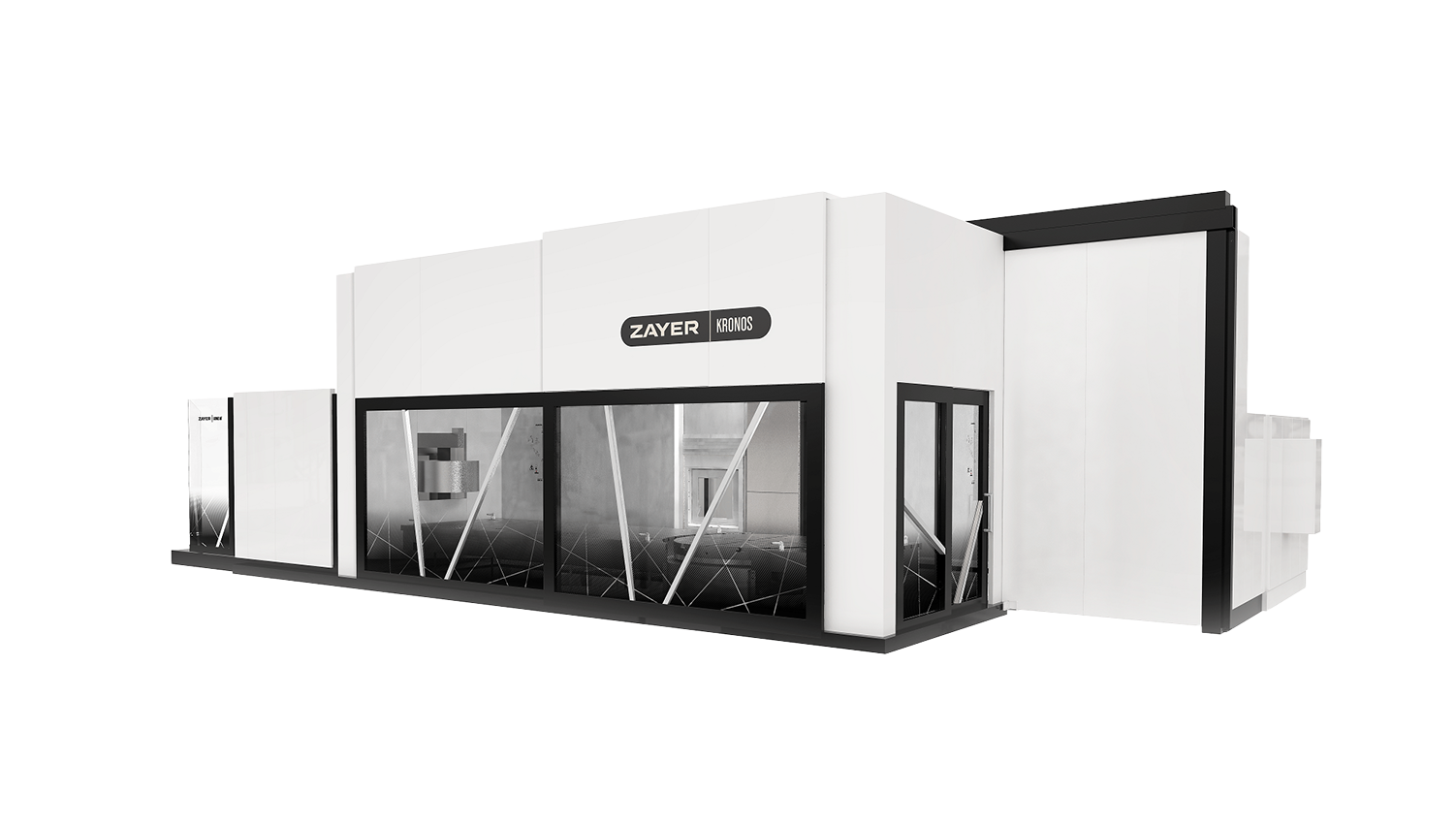 Moderne CNC-Fräsmaschine von Zayer EMC für präzise Bearbeitung.