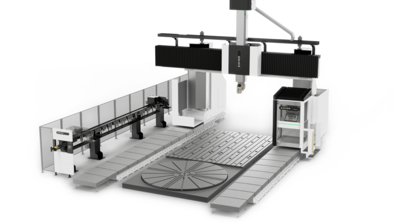 Hochpräzise CNC-Fräsmaschine von Zayer EMC für industrielle Bearbeitung.