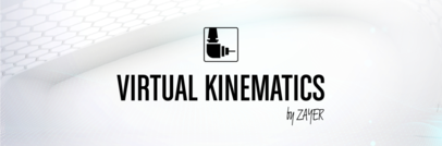 Virtuelle Kinematik für CNC-Fräsmaschinen bei Zayer EMC.