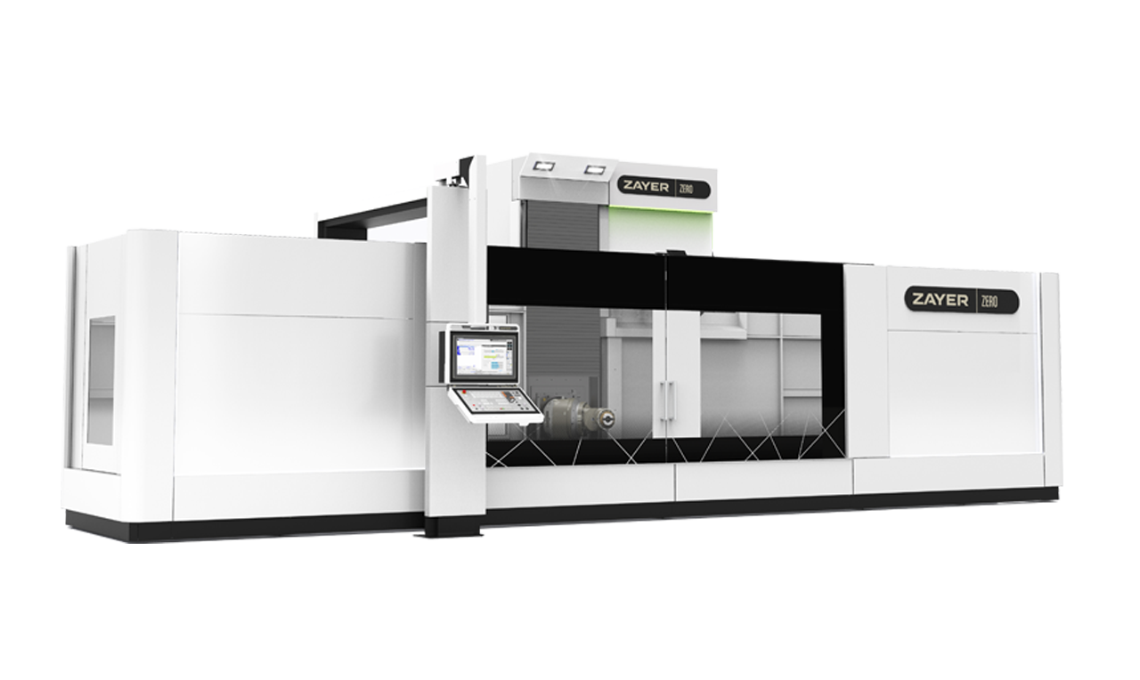 Moderne CNC-Fräsmaschine von Zayer EMC für präzise Bearbeitung.